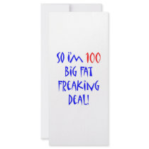 100 So I'm 100 ... Rack Card