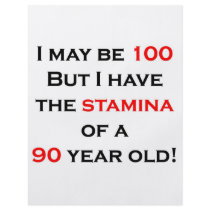 100 stamina flyer