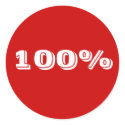 100% sticker by JessicaInSeattle 100% sticker