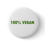 100% Vegan Buttons