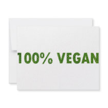 100% Vegan invitations