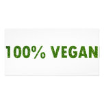 100% Vegan photo cards