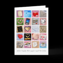 100 Ways to say I love you cards