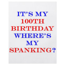 100 Where's my spanking? Flyers
