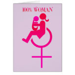 100% woman - Disability Awareness Cards