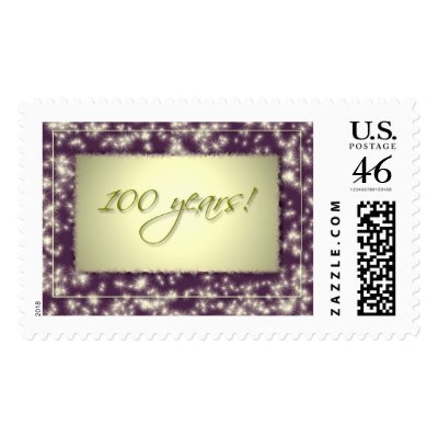 100 year birthday celebration stamps! by aslentz