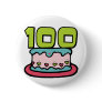 100 Year Old Birthday Cake Pinback Button