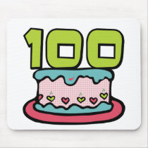 100 Year Old Birthday Cake Mousepad