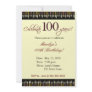 100 Year old Birthday party invitation