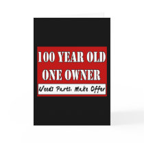 100 Year Old, One Owner - Needs Parts, Make Offer Greeting Card