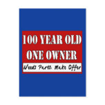 100 Year Old, One Owner - Needs Parts, Make Offer Postcard