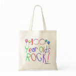 100 Year Olds Rock ! Canvas Bags