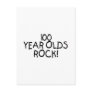 100 Year Olds Rock Postcard