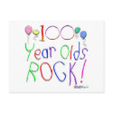 100 Year Olds Rock ! postcards by BirthdaysRock 100 Year Olds Rock ! postcards