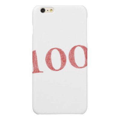 100 years anniversary glossy iPhone 6 plus case