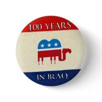 100 Years in Iraq Button