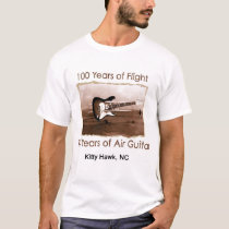 100 Years of Flight/30 Years of Air Guitar t-shirts