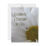 100th Birthday Celebration-Daisy Personalized Invite