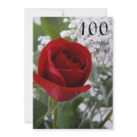 100th Birthday Celebration-Red Rose Announcement