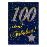 100th birthday for someone Fabulous Greeting Cards