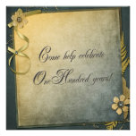 100th Birthday Party Custom Announcements
