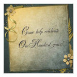 100th Birthday Party Custom Announcements