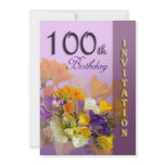 100th Birthday Party Invitation