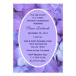 100th Birthday Party Invitation -- Hydrangeas
