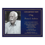 100th Birthday Party Invitations with photo
