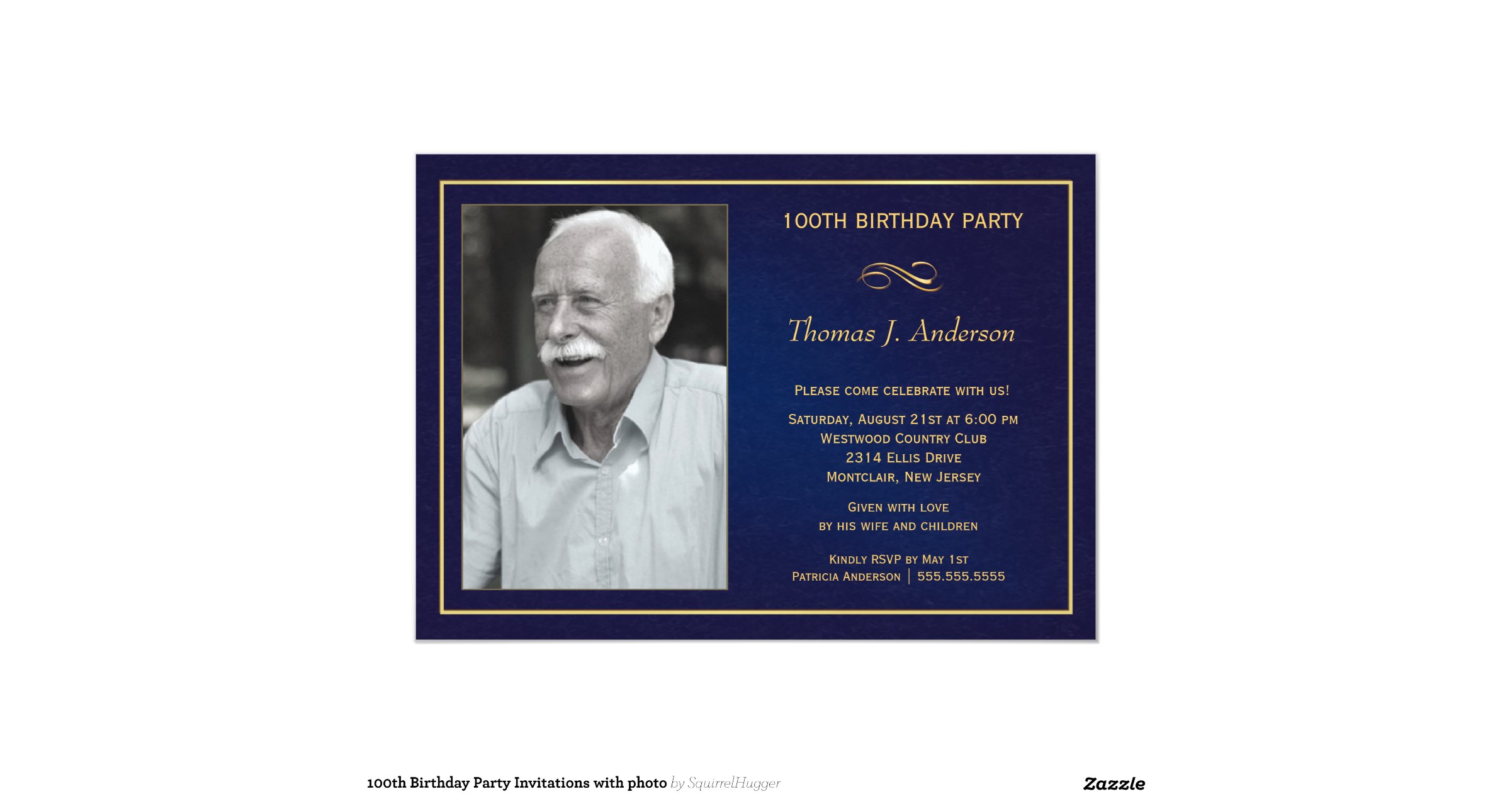 100th_birthday_party_invitations_with_photo