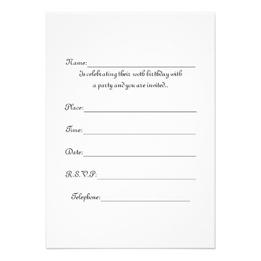 100th Birthday Party Modern Invitation