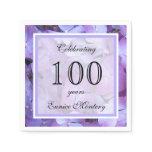 100th Birthday Party Paper Napkins