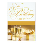 100th Birthday Party Personalized Invitation