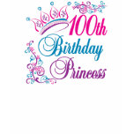 100th Birthday Princess T-shirts