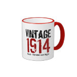 100th Birthday Vintage 1914 or Any Year V01A Coffee Mug