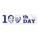 100th Day Bumper Sticker bumper stickers