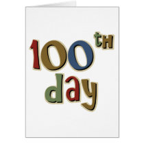 100th Day Greeting Card