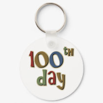 100th Day keychains