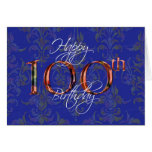 100th happy birthday greeting cards