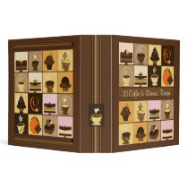 101 Coffee & Dessert Recipe 2" Binder