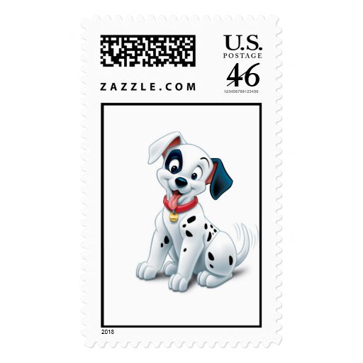 101 Dalmatian Patches Wagging his Tail Disney Postage Stamp
