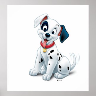 101 Dalmatian Patches Wagging his Tail Disney print