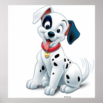 101 Dalmatian Patches Wagging his Tail Disney posters