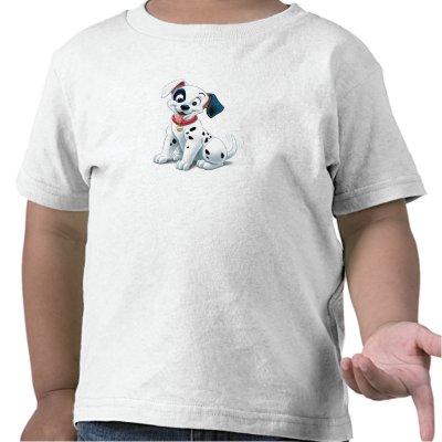 101 Dalmatian Patches Wagging his Tail Disney t-shirts