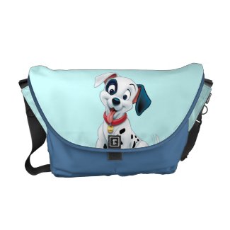 101 Dalmatian Patches Wagging his Tail Courier Bags