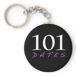 101 Dates - Round Logo Keychain