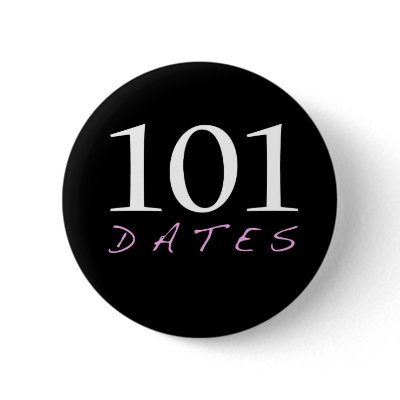 101 Dates - Standard Size Logo Buttons by chazharris