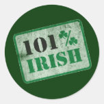 101% Irish - St. Patrick's Day Stickers