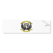 101st Airborne 3D Bumper Sticker