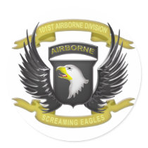 101st Airborne 3D Stickers